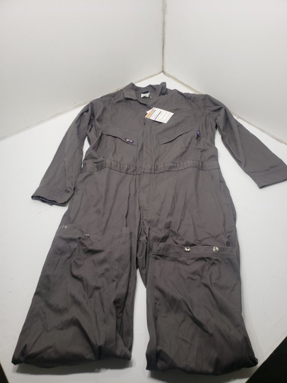 LAPCO FR Flame Resistant Coveralls Gray XL Regular  Moisture Management NWT
